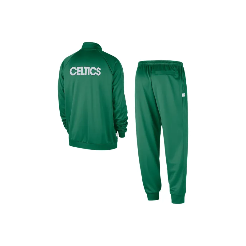 Nike x NBA Boston Celtics Courtside Casual Sportswear Unisex Set Green-1