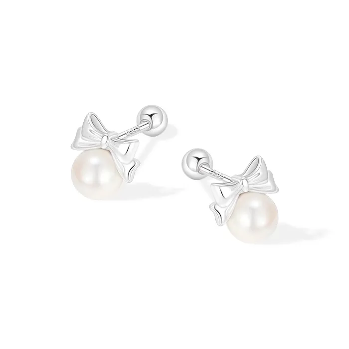 ETAHLOVE Sterling Silver Stud Earrings Women's-5