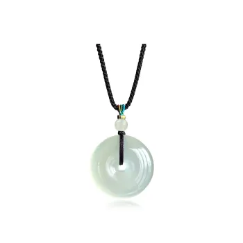JIAOSHIYU Serpentine Jade Necklaces Women's