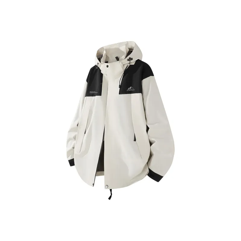 Kepu Keep Warm From The Wind Windbreaker Jacket Unisex Black-2