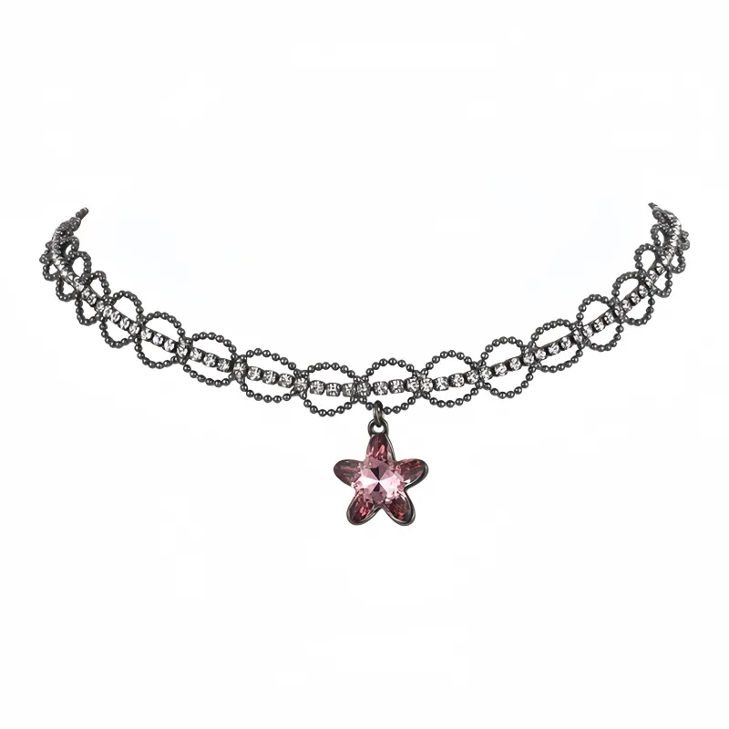 Lan Ying Artificial Crystal Necklaces Women's-0