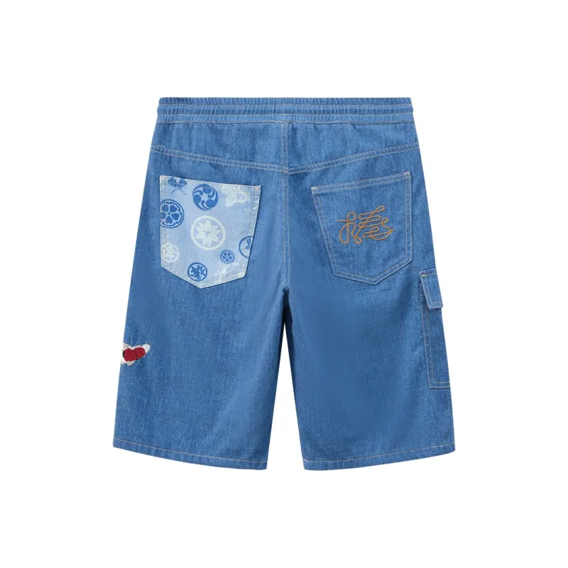 ONIARAI Denim Shorts Men's Denim Blue-1