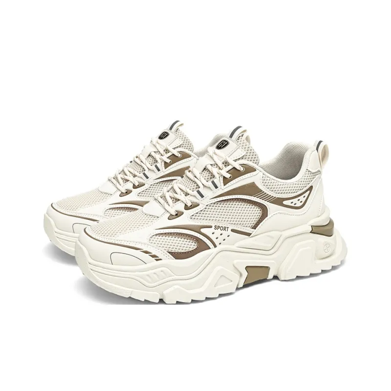 HACKBUTEER Low Top Chunky Sneakers Men's Box Included-11
