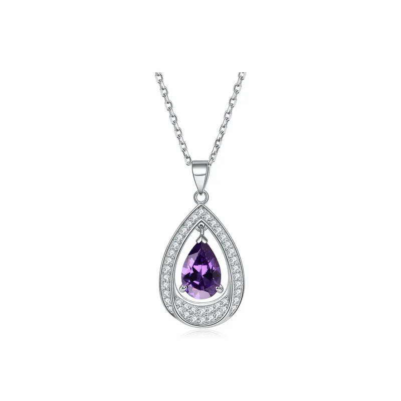 STUERY 925 Sterling Silver Necklaces Women's-10