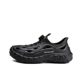 JEANSWEST Xin Guo Chuang Venom Collection Classic Pure Black Design Style Clogs Men's