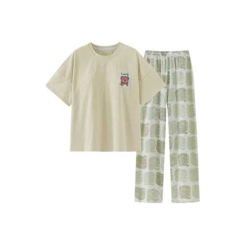 O'MESIK Pajama Set Women's Green