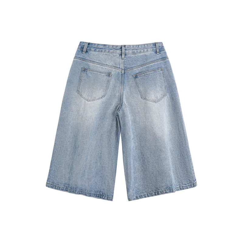SCRM Denim Shorts Unisex-8