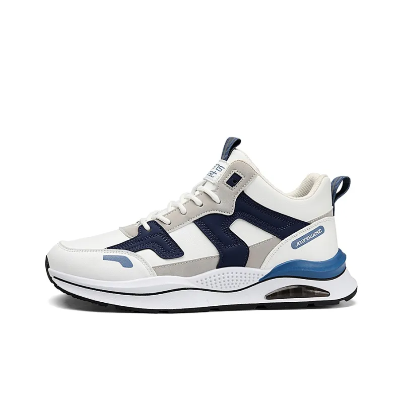JEANSWEST Anti Slip And Wear Resistant Height Increasing Low Top Casual Shoes Men's-1