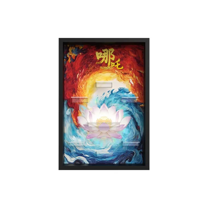 KGBOX Used For Bandai SHF Ne Zha's Magic Child Causing Chaos In The Sea Model Accessories-2