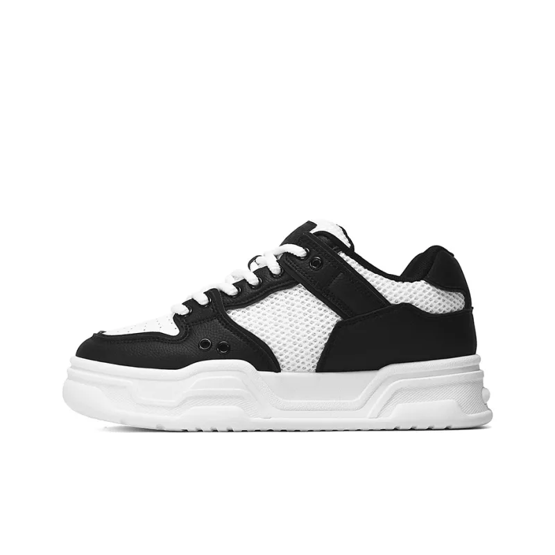 BANGNEY Lightweight Breathable Height Increasing Low Top Skateboard Shoes Unisex-0