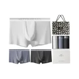 3 Pack Box Included (Ink Black+Smoke Gray+Carbon Gray) Ice Silk Extra Thin/3A Antibacterial/Shopping Bag Included