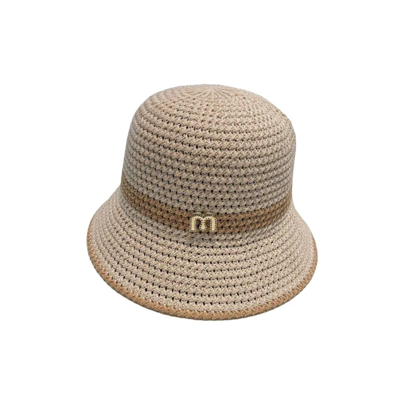 MITHAOL KUSC Straw Woven Bucket Hats Women's-3