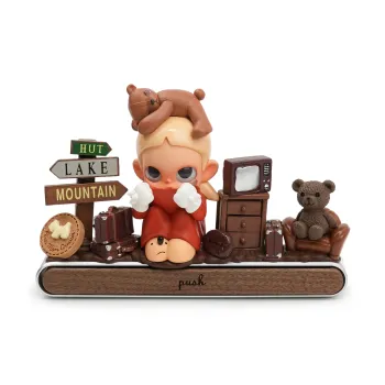 [Set Scenery & Resculpt] POP MART Zsiga Allowed, All Of This. Cover The Sadness, Parking Sign Hang Tag Box 10cm