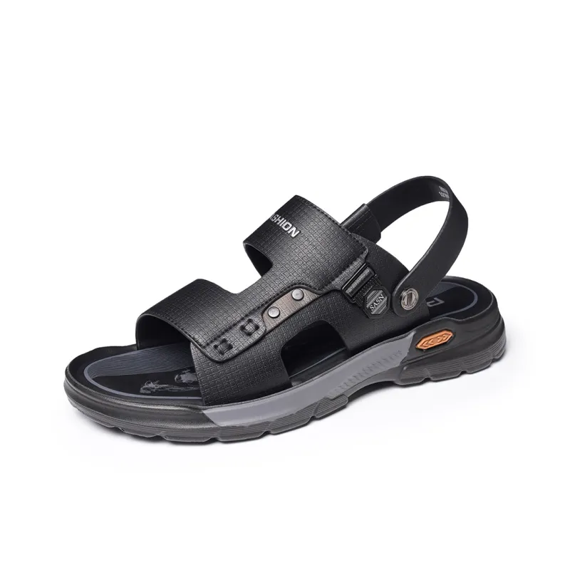 Ritai Beach Sandals Men Brown-1