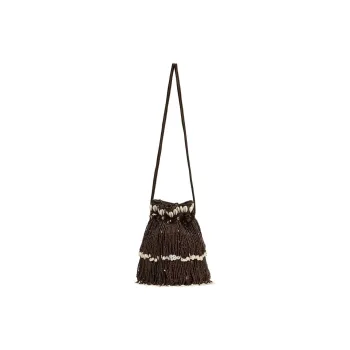 ZARA Polyester Bucket Bags Shoulder Bags Mini Women's Chocolate
