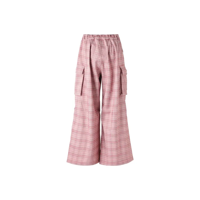 LAMLICKA Casual Pants Women's Pink-1
