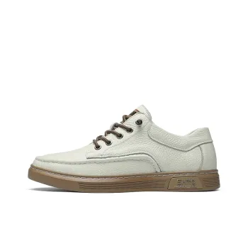 PLO CART Lightweight Low Top Skateboard Shoes Men's White