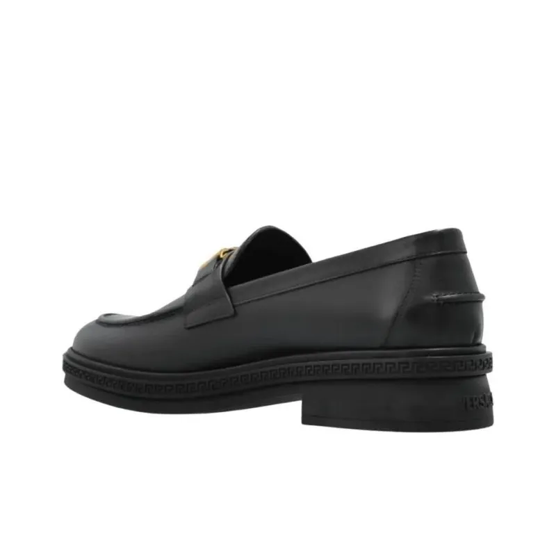 VERSACE Loafers Men Black-3