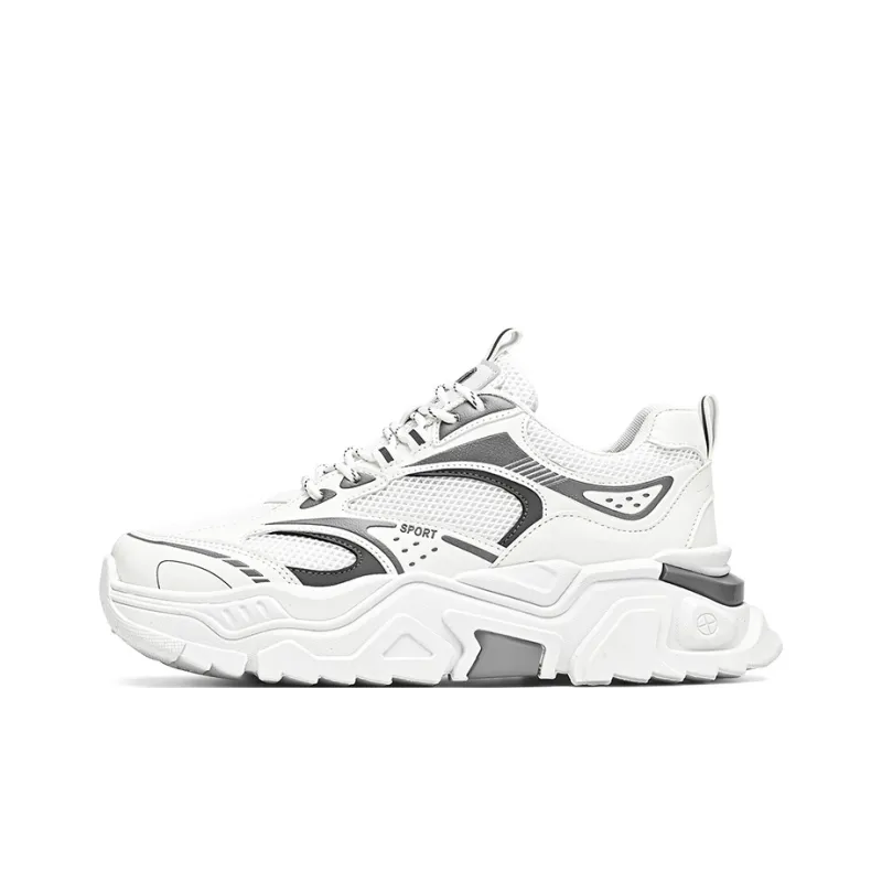 HACKBUTEER Low Top Chunky Sneakers Men's Box Included-1