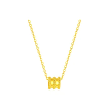 Fortune Gold Jewelry Mom Box Necklace Women's
