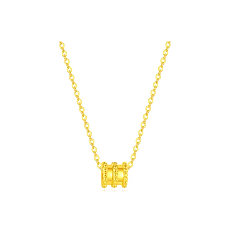 Fortune Gold Jewelry Mom Box Necklace Women's-0