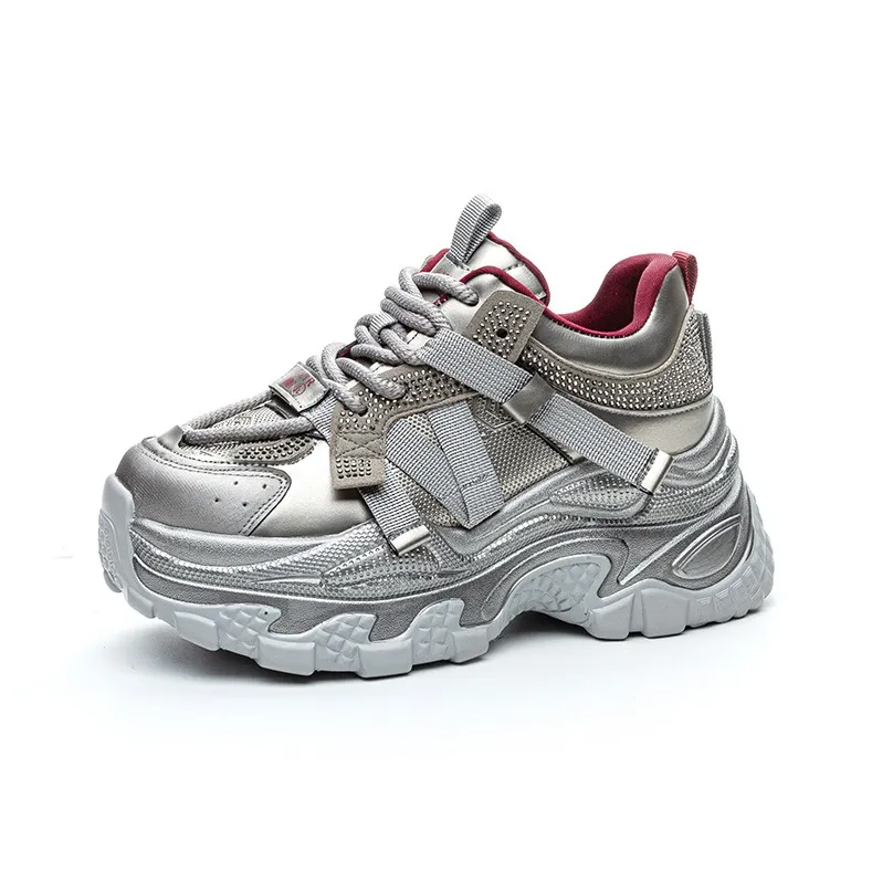 A Poinsettia Princess Chunky Sneakers Women's-10