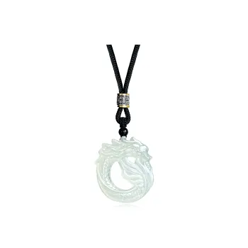 JIAOSHIYU Serpentine Jade Necklaces Unisex