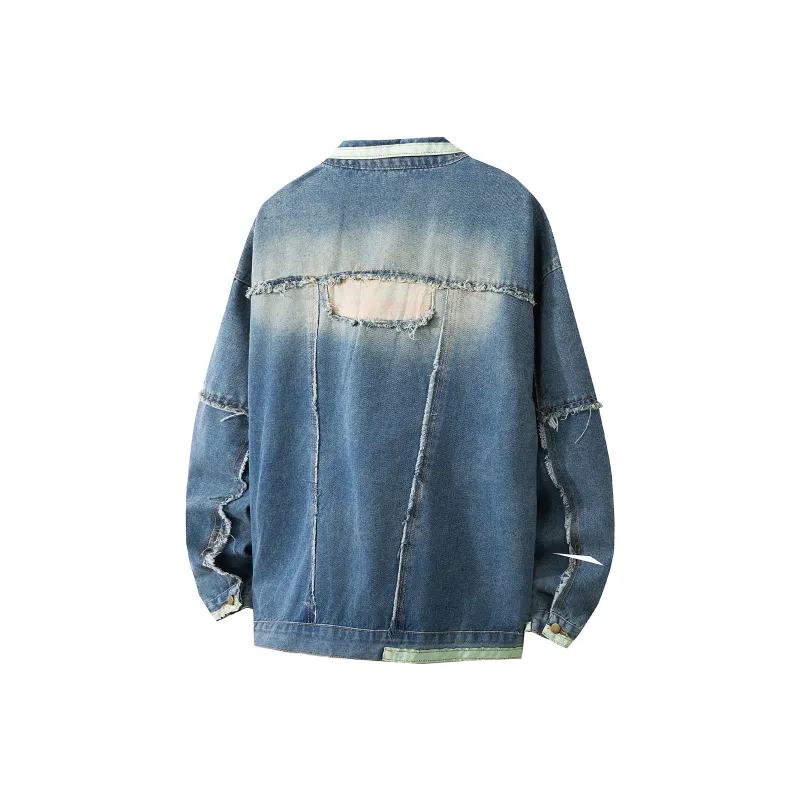 GROGNAK Denim Jacket Unisex Vintage Blue-1