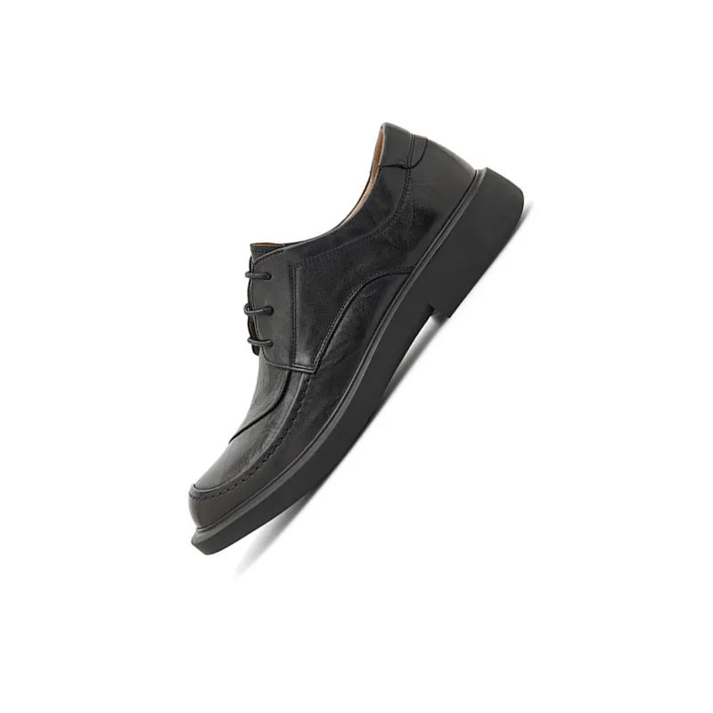 Ruomini Dress Shoes Men Low Top Brown, Black-6