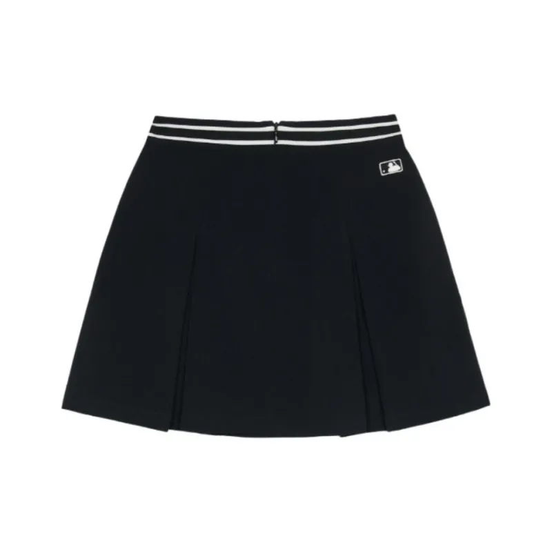 MLB New York Yankees Varsity Casual Short Skirts Women's Black-1