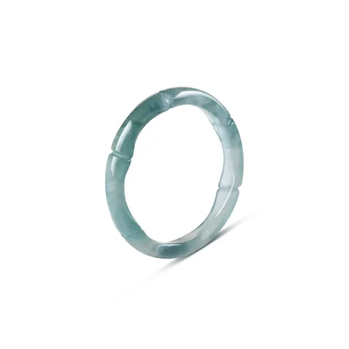BYTHERE Glutinous Jade Rings Women's