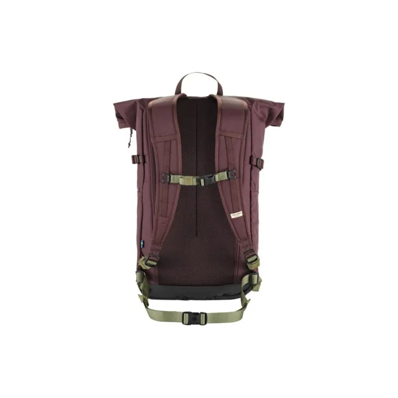 Fjallraven Polyamide Outdoor Mountaineering Bag Backpack Unisex Burgundy-2