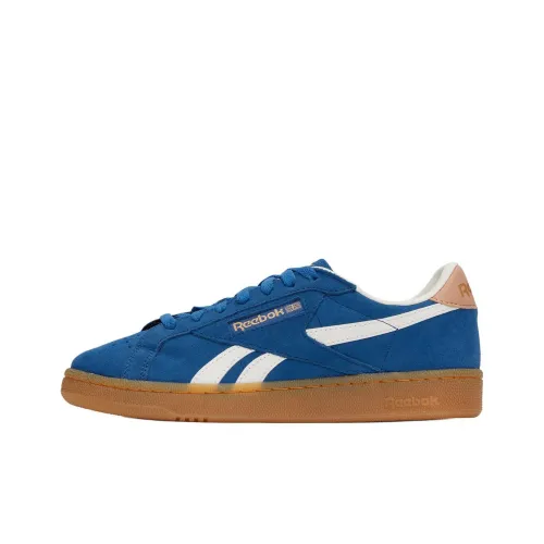 Reebok CLUB C GROUNDS UK Anti Slip Wear Resistant Low Top Skateboard Shoes Unisex Blue