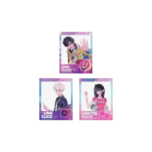 BILIBILIGOODS Link Click Retro Time Collection Photo Cards