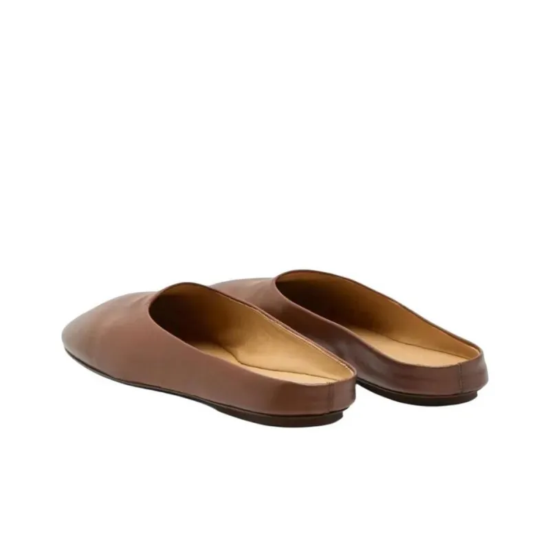 Marsèll Slip Resistant Closed Toe Slippers Women's Brown-3