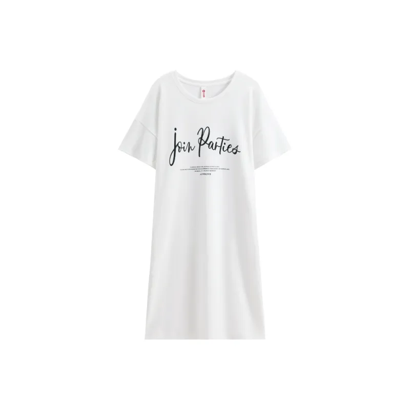 FENTENG Nightgown Women's Elegant White-0
