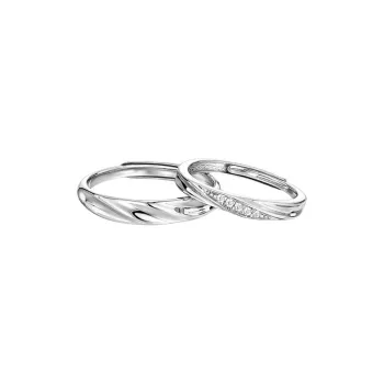 Hui Xuan Charm 999 Fine Silver Rings Unisex