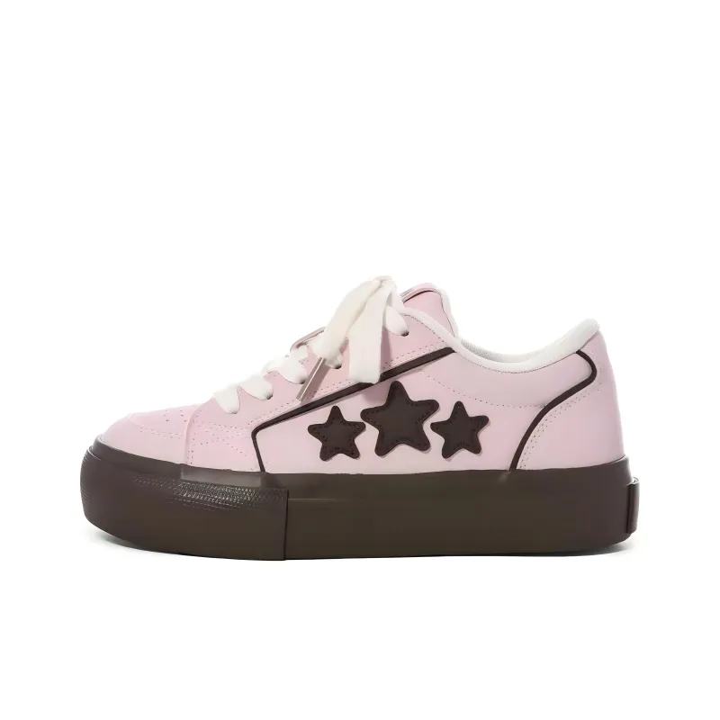 BINGO DUCK Low Top Skateboard Shoes Women's-4