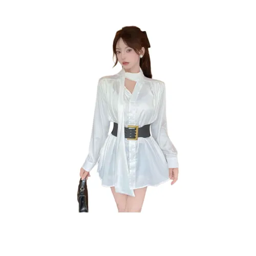 Icicofficial Long Sleeved Dresses Women's