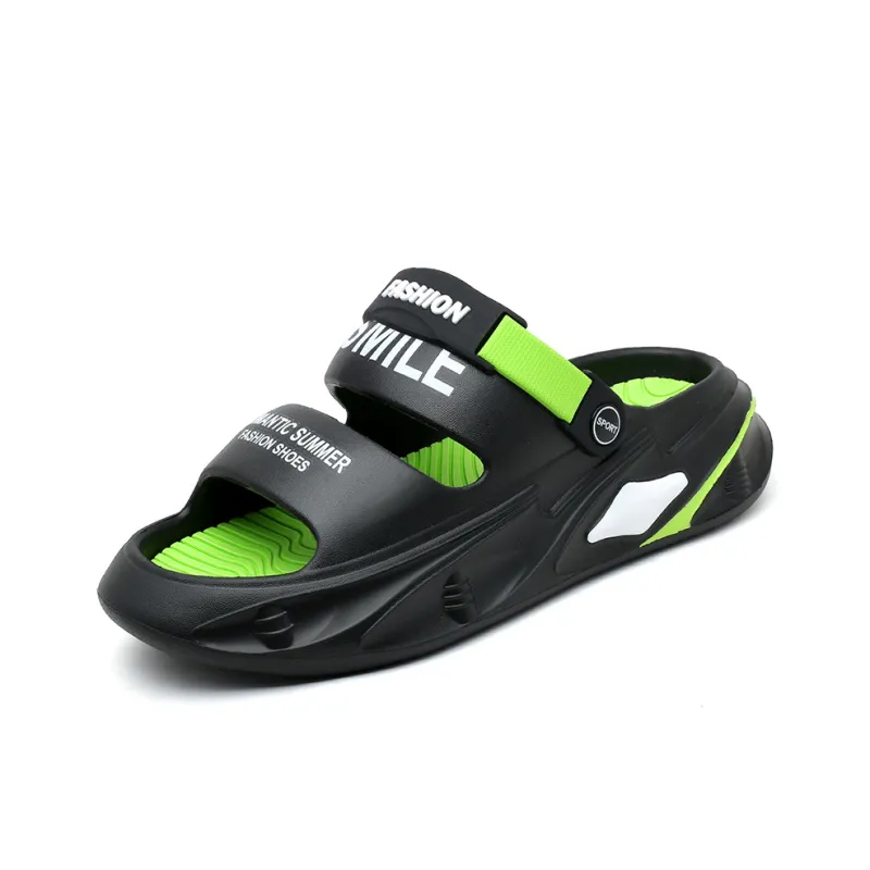 NANJIREN EVA Slip Resistant Abrasion Resistant Cushioning Slide Slippers Unisex-11