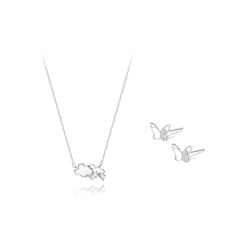 BLANK IN BLANK Sterling Silver Necklaces Women's Anniversary Birthday Commemoration Gift Box-7