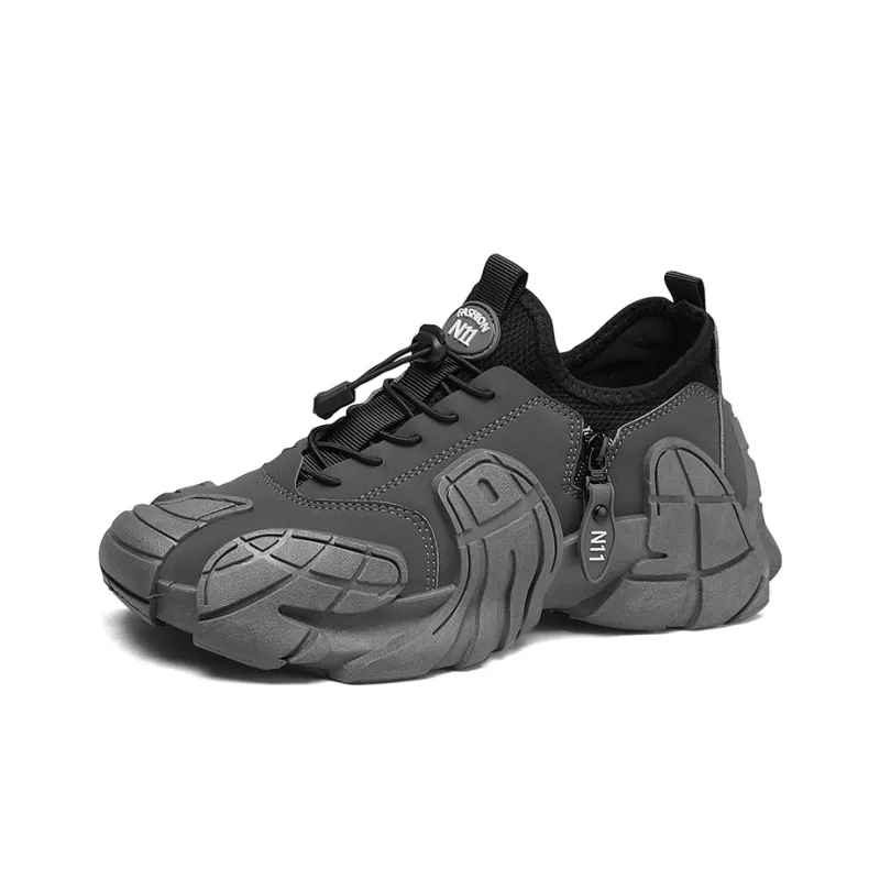 Boogie Bear Anti Slip And Wear Resistant Height Increasing Low Top Chunky Sneakers Men's-2