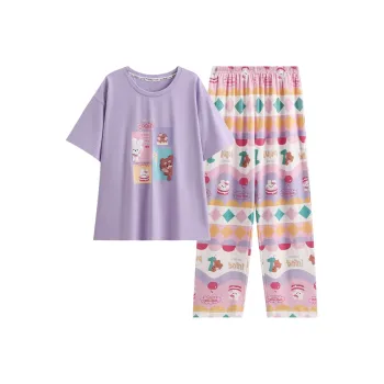 FENTENG Brown Bear Pajama Set Women's