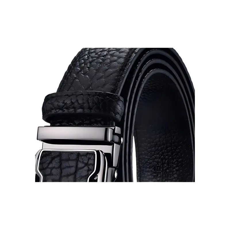 Old Man's Head Cow Leather Combo Set Men's Black-3