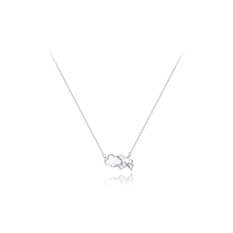 BLANK IN BLANK Sterling Silver Necklaces Women's Anniversary Birthday Commemoration Gift Box-0