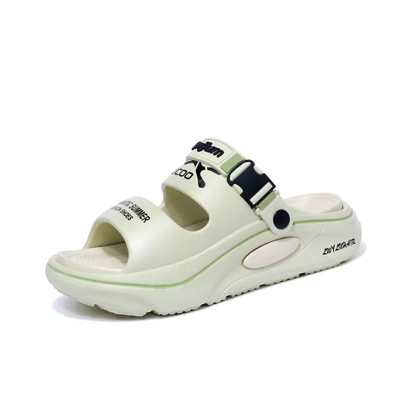 NANJIREN EVA Graffiti Slip Resistant Abrasion Resistant Cushioning Slide Slippers Unisex-11