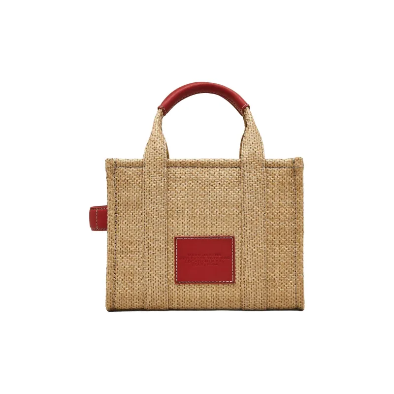 MARC JACOBS Embroidery Tote Bag Shopping Bag Handbag Small Size Women's Brown-2