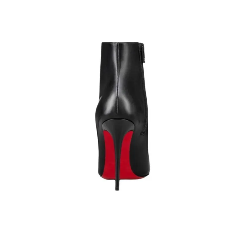 CL LUBOTING Kate Ma Ankle Boots 10cm Women's Black-4