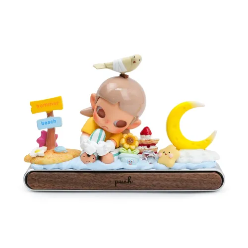 [Set Scenery & Resculpt] POP MART Zsiga Allowed, All Of This. Right Hand Bandage, Parking Sign Hang Tag Box 10cm