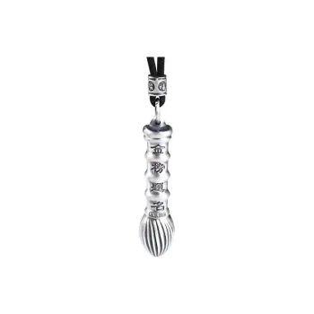 LIUXIN 999 Fine Silver Foot Silver Pendants Unisex